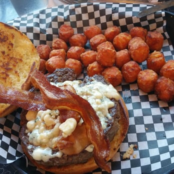 Dave's Diner - Blue Suede Burger with Sweet Potato Tater tots - Diners Near Me - Middleboro, Massachusetts Dave's Diner - Blue Suede Burger with Sweet Potato Tater tots - Diners Near Me - Middleboro, Massachusetts
