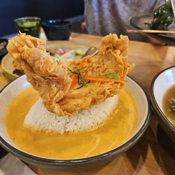 Manaao - Chu Chee Curry with Fried Catfish Filet - Thai Near Me - Tustin, California
