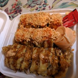 Mexican roll and shrimp tempura roll Mexican roll and shrimp tempura roll