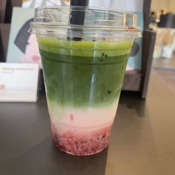 Match A - Matcha with strawberry - Cafes Near Me - Chicago, Illinois