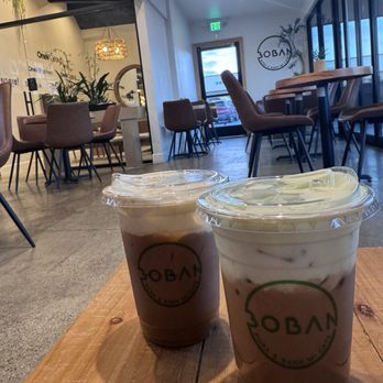 Boban - Pandan 10/10 & Seasalt Vietnamese coffee 9.5/10 - Vietnamese Near Me - Garden Grove, California