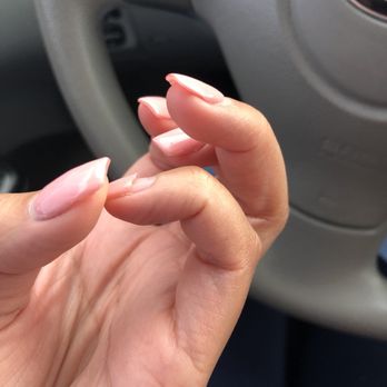 Tai's Nails & Lashes  - Cracked and lifting from my nail without much effort - Nail Salons Near Me - Homestead, Florida