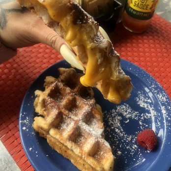 Shaky Alibi - My create my own waffle American cheese - Coffee & Tea Near Me - Los Angeles, California Shaky Alibi - My create my own waffle American cheese - Coffee & Tea Near Me - Los Angeles, California