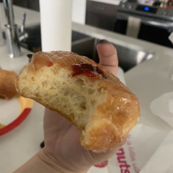 Max Donuts - Strawberry Filled Donut - Donuts Near Me - Houston, Texas
