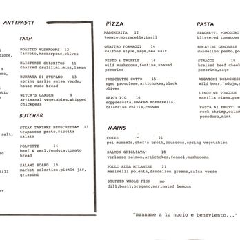 La Strega - Menu (side 1) - Italian Near Me - Las Vegas, Nevada La Strega - Menu (side 1) - Italian Near Me - Las Vegas, Nevada