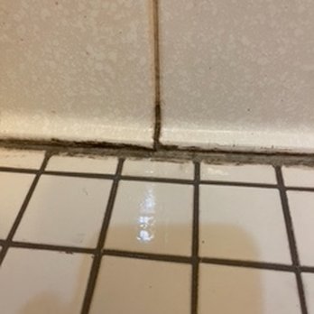 Days Inn by Wyndham Butte - mold/ discoloration of shower tile grout - Hotels Near Me - Butte, Montana