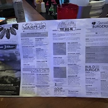 The Bar - The Avenue - a person holding a menu - Sports Bars Near Me - Appleton, Wisconsin