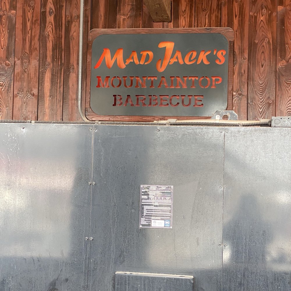 Mad Jack's Mountaintop Barbecue - Outside sign - Barbeque Near Me - Cloudcroft, New Mexico