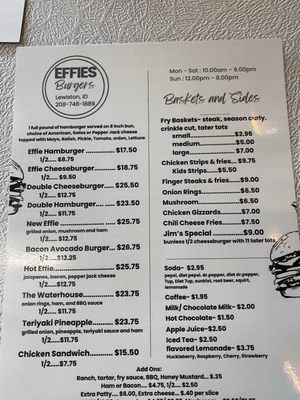 Menu photo 1 Effie Tavern Lewiston, ID Menu photo 1 Effie Tavern Lewiston, ID