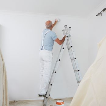 Contractor Solution and Remodeling - a man on a ladder - General Contractors Near Me Contractor Solution and Remodeling - a man on a ladder - General Contractors Near Me