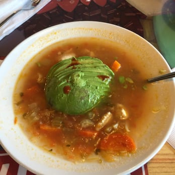 Wahoo's - Chicken tortilla soup with avocado - Seafood Near Me - Temecula, California