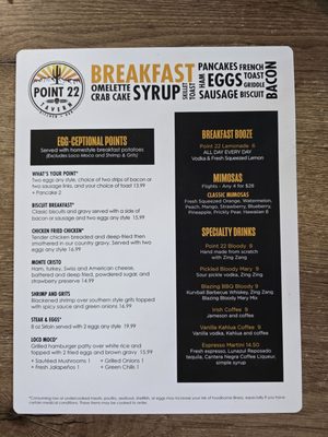 Menu photo 3 Point 22 Tavern Mesa, AZ