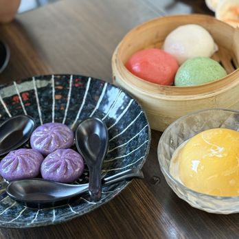 Dumpling Time - Bao Trio of Buns, Chocolate XLB, Mango Pudding - Asian Fusion Near Me - San Jose, California Dumpling Time - Bao Trio of Buns, Chocolate XLB, Mango Pudding - Asian Fusion Near Me - San Jose, California