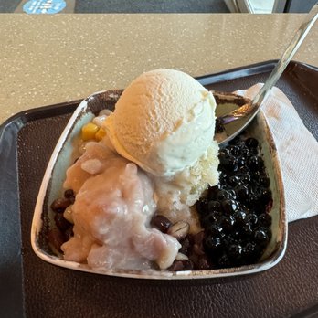 Meet Fresh - Taro Paste Volcano Shaved Ice - Desserts Near Me - Plano, Texas