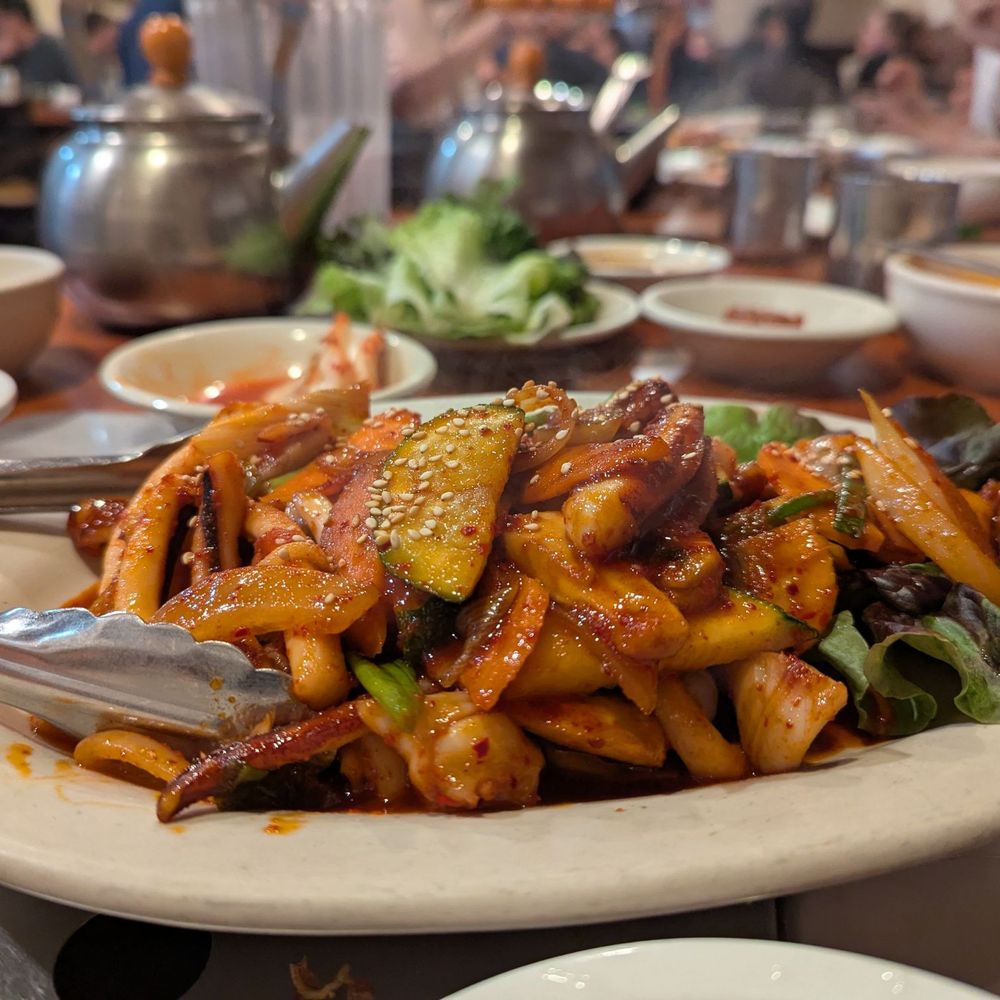 Brothers Restaurant - Squid - Korean Near Me - San Francisco, California