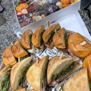 Busybee Events - Sandwich platter + medium charcuterie box - Caterers Near Me Busybee Events - Sandwich platter + medium charcuterie box - Caterers Near Me