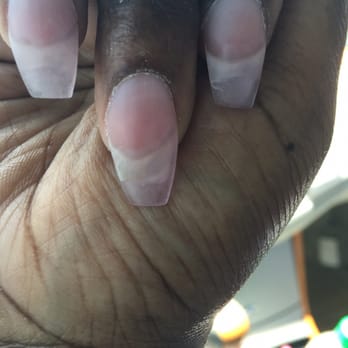 Top Nails - My real nail underneath is now destroyed. - Nail Salons Near Me - Smyrna, Georgia