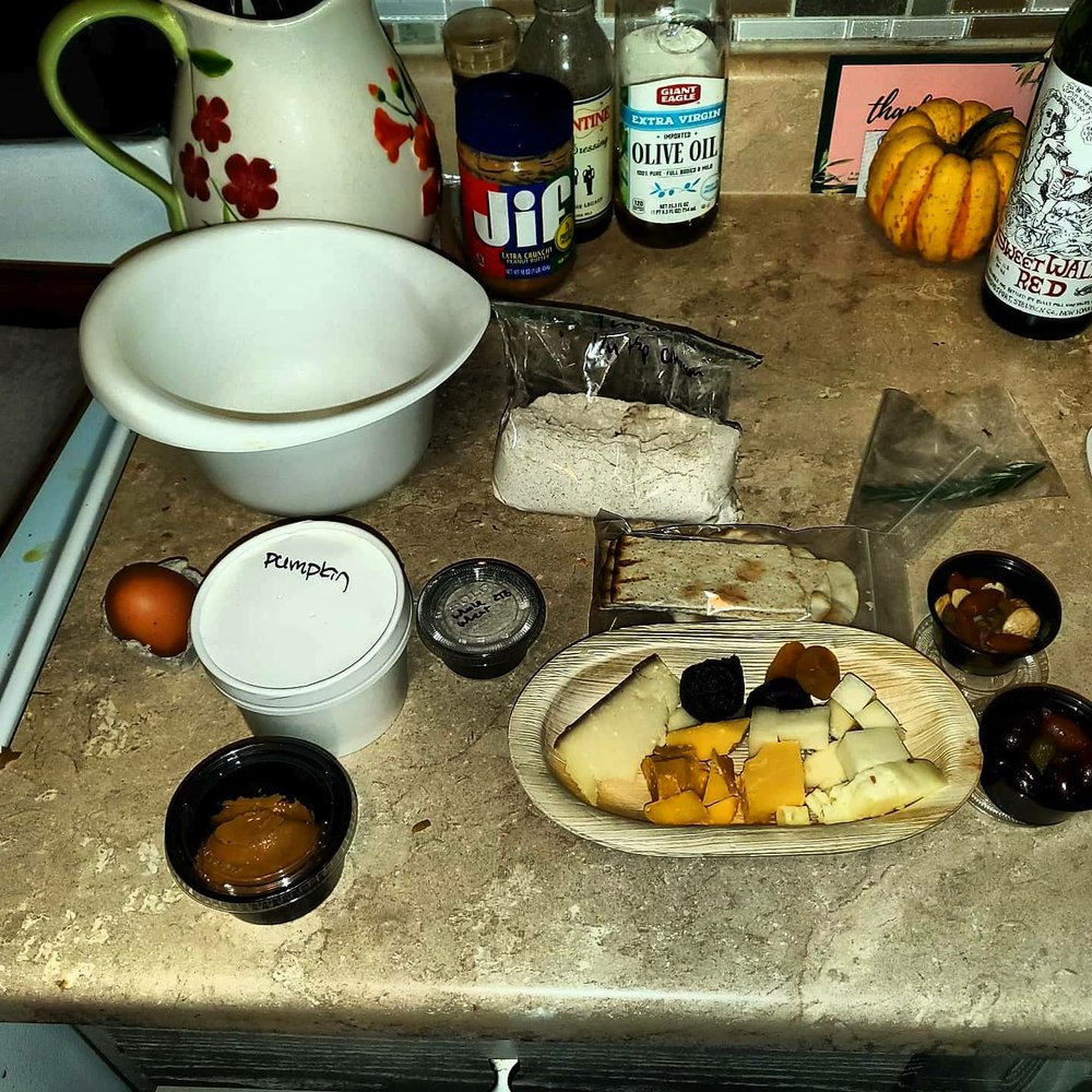 The Kitchen - Our pre-measured ingredients and cheese plate! - Venues & Event Spaces Near Me - Columbus, Ohio The Kitchen - Our pre-measured ingredients and cheese plate! - Venues & Event Spaces Near Me - Columbus, Ohio