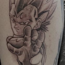 Armada Tattoo Company - Vegeta tattoo like doing Anime work