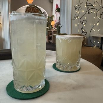 Cafe Belli - Skinny margarita and another drink of their menu with tequila - Cafes Near Me - Atlanta, Georgia Cafe Belli - Skinny margarita and another drink of their menu with tequila - Cafes Near Me - Atlanta, Georgia