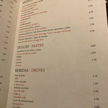 Belmonte - Menu - Tapas Bars Near Me - Seville, SE