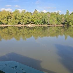 Mills Pond - View of lake from fishing pergola
