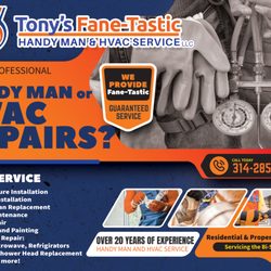Tony's FaneTastic Handy Man & HVAC Service - Experienced in plumbing, hvac, and handyman services