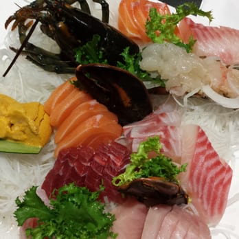 Mansun Sushi - 102414:  $99.95 special combo sashimi platter including lobster sashimi and uni!... - Japanese Near Me - Walnut, California