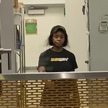 Subway - a woman in a black shirt standing at a counter - Sandwiches Near Me - Conroe, Texas Subway - a woman in a black shirt standing at a counter - Sandwiches Near Me - Conroe, Texas