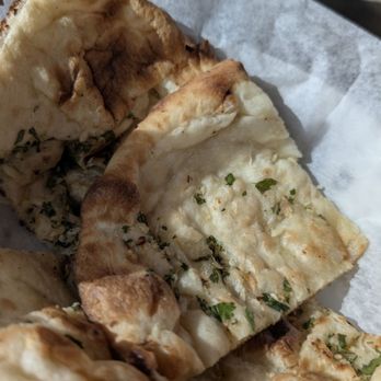 Palette Indian Kitchen - Garlic Naan - Indian Near Me - Spring, Texas