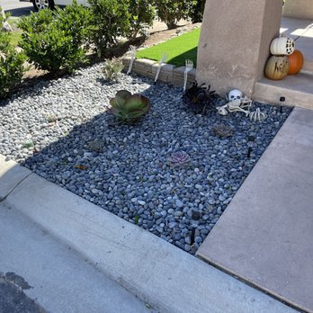 Landmark Landscape Corp - a front yard with gravel and plants - Landscaping Near Me Landmark Landscape Corp - a front yard with gravel and plants - Landscaping Near Me