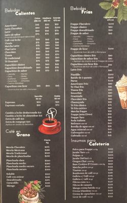 Menu photo 2 Cafe El Chavalete Centro, DIF