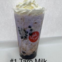 Donuts To Go - Taro Milk