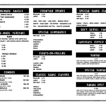 Patio Drive In - Menu - Burgers Near Me - Castroville, California Patio Drive In - Menu - Burgers Near Me - Castroville, California