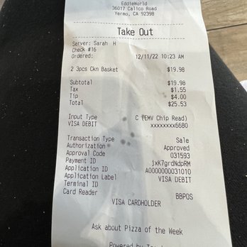 EddieWorld - Waste of money such a shame! - Service Stations Near Me - Yermo, California
