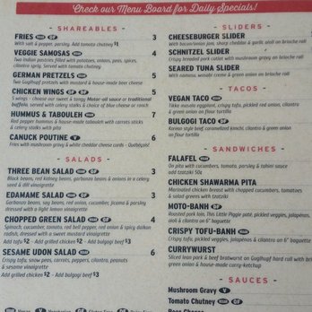 Parts&Labor - Menu - Vegan Near Me - Durham, North Carolina Parts&Labor - Menu - Vegan Near Me - Durham, North Carolina
