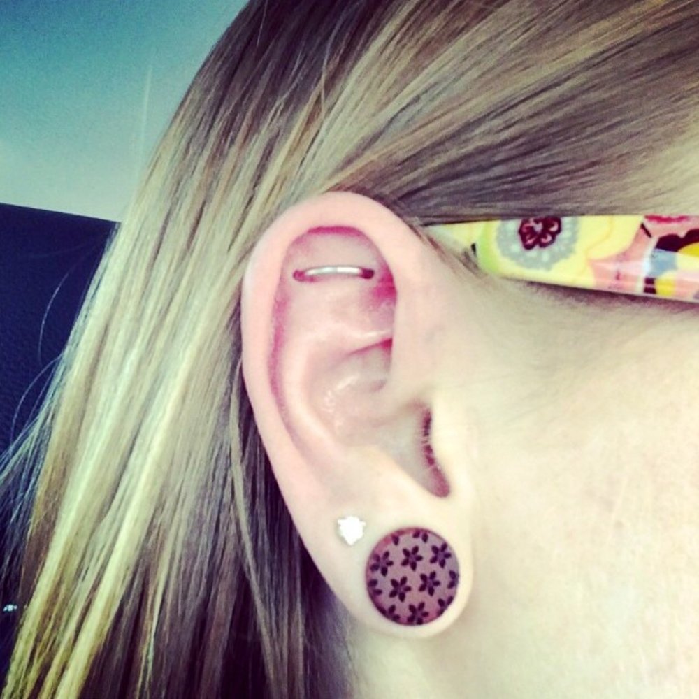 New orbital piercing by Tim Gill. New orbital piercing by Tim Gill.