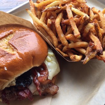 Social Burger - The Derby burger (special for the day during the Kentucky derby) with fries. - Burgers Near Me - Vienna, Virginia Social Burger - The Derby burger (special for the day during the Kentucky derby) with fries. - Burgers Near Me - Vienna, Virginia