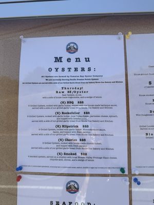 Menu photo 5 The Marshall Store Marshall, CA