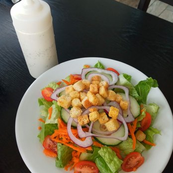 Oakley Tavern - Side salad came with a whole bottle of ranch very fresh and tasty - Kebab Near Me - Oakley, California Oakley Tavern - Side salad came with a whole bottle of ranch very fresh and tasty - Kebab Near Me - Oakley, California