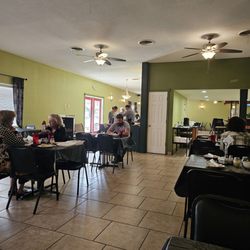 Italian Bistro - Inside, looking towards door.