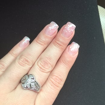 Rose Nails - Pink blended glitter tips - Nail Salons Near Me - Colorado Springs, Colorado Rose Nails - Pink blended glitter tips - Nail Salons Near Me - Colorado Springs, Colorado