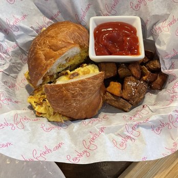 The Gypsy Saloon - Bacon, Egg and Cheese Croissant - New American Near Me - West Conshohocken, Pennsylvania