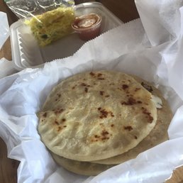 Cheese Pupusa (3) Beans & Cheese Pupusa (3) Chicken Pupusa (3) Cheese Pupusa (3) Beans & Cheese Pupusa (3) Chicken Pupusa (3)