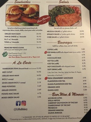 Menu photo 2 Liliha Bakery Honolulu, HI Menu photo 2 Liliha Bakery Honolulu, HI