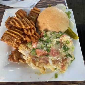 Hobo's Cafe - Key lime style Grouper sandwich- excellent!! - New American Near Me - Key Largo, Florida