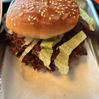 Cluck Cluck Moo Moo - Smash with lettuce - Burgers Near Me - Orchard Park, New York Cluck Cluck Moo Moo - Smash with lettuce - Burgers Near Me - Orchard Park, New York