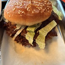 Smash with lettuce