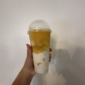 Heytea - Mango Coconut Boom - Bubble Tea Near Me - Sunnyvale, California