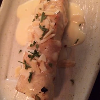 Sumika - Chicken breast yakitori with coconut sauce and almonds - Japanese Near Me - Los Altos, California Sumika - Chicken breast yakitori with coconut sauce and almonds - Japanese Near Me - Los Altos, California